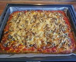 Gehacktespizza Mit Quark Olteig Rezept Hackfleischpizza Pizzabrotchen Rezept Quark Ol Teig Pizza