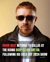 In 10 Days @davidrustmusic returns to our city. Last time he did it was a  sold out show! David, Scottish born Multi-Genre DJ and producer is a name 