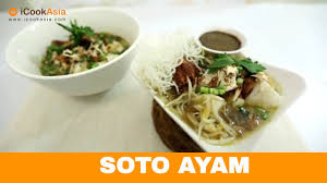 Soto ayam is a chicken soup popular in malaysia and indonesia. Resepi Soto Ayam Try Masak Icookasia Youtube