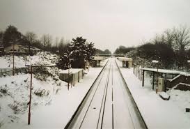 One Of My Own Photos From Around 1989 Of New Eltham Station In The Snow Outdoor Photo East London