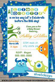 Monster Inc Baby Shower Invitations Monster University Invitations Monsters Inc Baby Shower Monster Baby Showers Baby Shower Invitations For Boys