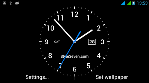 Analog Clock Live Wallpaper 7 Download From Our Apps Store Androidworldstore Clock Wallpaper Clock Live Wallpapers