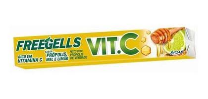Bala Drops Freegells Vitamina C c/Própolis Unidade — Freegells