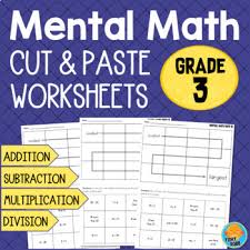 With thousands of questions available, you can generate as many division worksheets as you want. Grade 3 Mental Math Worksheets Addition Subtraction Multiplication Division