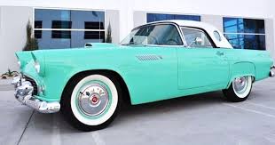Image result for Thunderbird Blue 1955 Thunderbird