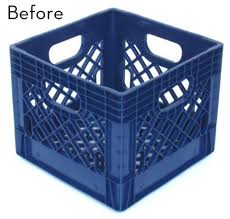 5 Milk Crate To Cabinet Makeovers Milk Crate Storage Plastic Milk Crates Milk Crates