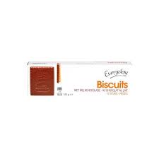 Everyday 12 Biscuits Chocolat Lait 165 Gr Biscuit Chocolat Chocolat Au Lait Chocolat