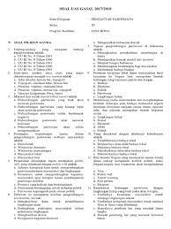 Jawaban dari soal bahasa inggris kelas x. Soal Uas Gasal Pengantar Pariwisata