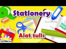 Alat tulis melengkapkan suku kata menjadi perkataan. Belajar Bahasa Inggris Alat Tulis Stationery Belajardirumah Dirumahaja Youtube