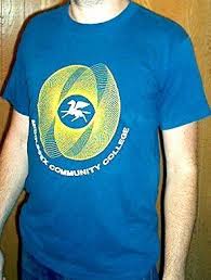 Original Vintage 1980 S Middlesex Community College Pegasus Mascot Spirograph Pattern T Shirt Mens Tops Shirts Mens Tshirts