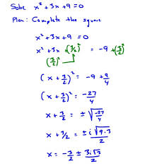 Completing the square is a helpful technique that allows you to rearrange a quadratic equation into a neat form that makes it easy to visualize or even solve. Completing The Square Versus The Quadratic Formula Math Thoughts