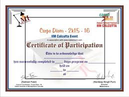Dd of inr 1500 drawn in favor of 'university of calcutta'. Carpe Diem 2017 At Iim C Iilm Blog