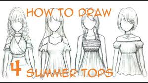 Check spelling or type a new query. Tutorial How To Draw Women Clothes For Summer Fall In 4 Ways Youtube