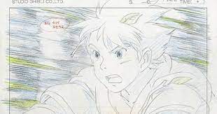 もののけ姫レイアウト原図 もののけ アニメ 作画 もののけ姫