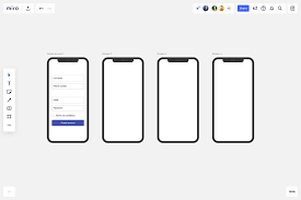 Have an amazing idea for an app but no clue how to go about creating it? App Wireframe Tool Free Online Wireframe Template Miro