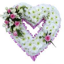 Our skilled florists may substitute flowers for one similar in style, quality and value. Funeral Flowers Open Funeral Flower Heart