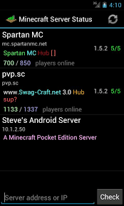 Although you can play minecraft by yourself, one of its signature features is the ability to build, explore and fight with other players online. Server Status For Minecraft Pour Android Telechargez L Apk