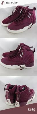 Sold Air Jordan 12 Retro Bordeaux Burgundy Suede Burgundy Sneakers Air Jordans Jordans For Men