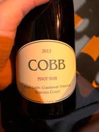 2013 Cobb Pinot Noir Coastlands Vineyard: Diane Cobb