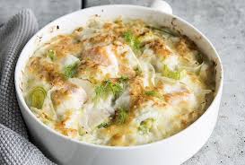 Gratin De Saumon Aux Poireaux Gratin Saumon Saumon Recette Poireaux