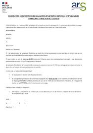 Mais attention, il faudra montrer patte blanche. Air Corsica Document Situation Sanitaire Et Voyage Facebook