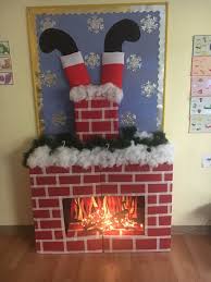 Fireplace Bulletin Board Pre School Somine Anaokulu Okul Oncesi