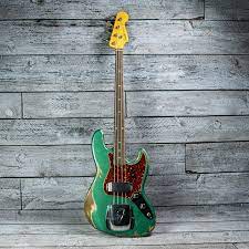 Fender Custom Shop 1960 Jazz Bass Heavy Relic Sherwood Green 885978499007 In 2021 Fender Custom Shop Bass Fender
