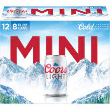 Order online coors light lager beer, 8 pack, 16 fl. Coors Light 12 Pack Cans 8 Oz Goody Goody Liquor