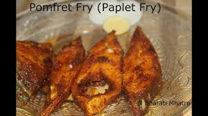 Pomfret Fry Paplet Fry Recipe In Marathi Tasty Non Veg Fish Fry Recipe Youtube