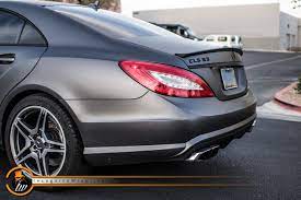 Mercedes benz c class coupe 3m satin dark grey 3m matte silver. Mercedes Cls 63 Matte Grey Aluminum Incognito Wraps