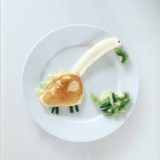 Roooooaaaaarrrr Fruhstuck Ist Fertig Dino Breakfast Kinderteller Garlic Press