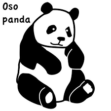 Oso Panda Para Colorear