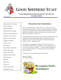 GOOD SHEPHERD STAFF