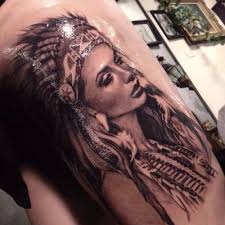 Traditional style native american tattoos. Top 250 Best Headdress Tattoos 2019 Tattoodo