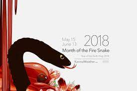Fire Snake Month S Daily Chinese Horoscope May 15 June 13 2018 Monthly Chinese Horoscope Signos Del Zodiaco Chino Ano Del Perro 12 Signos Del Zodiaco