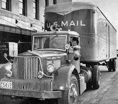 Image result for Brockway Light Blue 1946 Truck