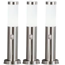 Lassen sie sich von der facettenreichen vielfalt eleganter leuchten inspirieren und entdecken sie erhellende. 3er Set Led Aussen Bereich Steh Lampen Garten Strahler Bewegungsmelder Edelstahl Leuchten Kaufen Bei Www Etc Shop De Gmbh Co Kg