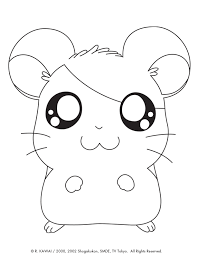 Cute Animal Coloring Pages Free Hamtaro Cute Animals Coloring Pages For Kids Cute Coloring Pages Animal Coloring Pages Coloring Books