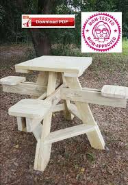 4 Seat Table Plan High Top Table Plan Tall Picnic Tabel Etsy Diy Picnic Table Picnic Table Plans Plan Picnic