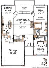 This Inviting Ranch Style Home With A Small Footprint House Plan 120 2055 Has Over 1490 Square Feet Of Livin Two Bedroom House Small House Plans House Plans