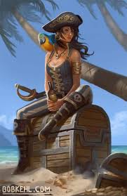 Bob Kehl Sketch Blog Photo Pirate Art Pirate Woman Fantasy Art