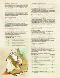 Mysterious Stranger A Unique Artificer Subclass That Puts Their Allies In The Spotlight V1 1 Unear Dnd Classes Home Brewing Dungeons And Dragons Homebrew