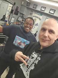 My guy Mike the Barber been lining me up for years now. Even though I dont  have hair, lol. Its that barber shop therapy session! Go grab that Cali  Driver shirt like