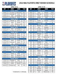 The sports tv guide listing includes football, baseball, basketball, hockey, soccer and all other sporting events to watch live on tv today. The Nba Playoff Bracket And Schedule