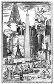 1590 La Riforma Urbanistica Di Sisto V Drawing Of Obelisk And Other Constructions And Buildings Made From Pope Si Obelisk Out Of Place Artifacts Medieval Art