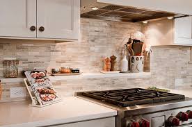 Options include ceramic or glass tiles, full slabs of a material, or even vinyl wallpaper. 48 Wallpaper Backsplash For Kitchen On Wallpapersafari
