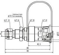 LANGAN® HR1-35A hydrogen receptacle for refueling hydrogen ...
