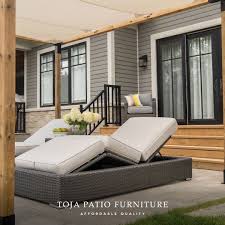 With 12 Adjustable Lounging Positions The Toja Patio Lounger Offers A Perfect Fit For Everyone In 2020 Patio Furniture Placement Patio Furniture Patio Furniture Sets