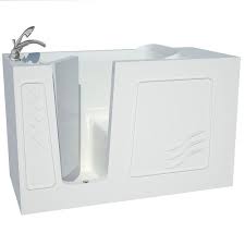 When their projects are done, they fill out a short cost survey. Universal Tubs 5 Ft Left Drain Walk In Bathtub In White The Home Depot Canada