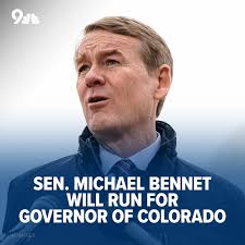 U.S. Sen. Michael Bennet will run for governor of Colorado in 2026.  https://www.9news.com/article/news/local/local-politics/senator-michael-bennet-campaign-governor-2026-colorado/73-01a1c841-36e7-44d9-b11f-74ec548e6208?utm_medium=social&utm_source  ...